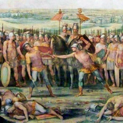 Combat des Horaces et des Curiaces - Giuseppe Cesari