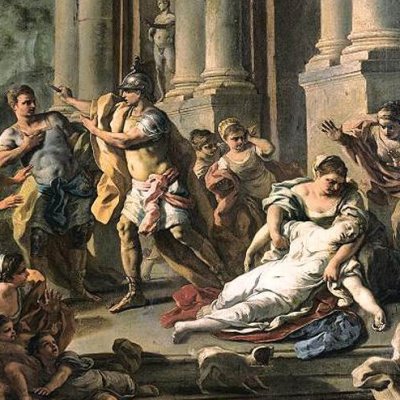 Assassinat de Camille par son frère Horace - Francesco de Mura