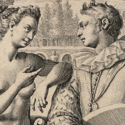 Adolescentia amori - Crispin de Passe d’après Martin de Vos