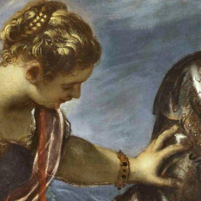 Minerve repousse Mars loin de la Paix et de la Prospérité - Tintoret