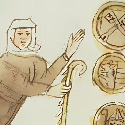 Parabole de la pièce d’argent perdue (Speculum humanæ salvationis 10C23)