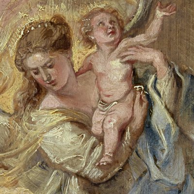 Vision de la Femme et du Dragon (Vierge de l’Apocalypse) - Pierre-Paul Rubens