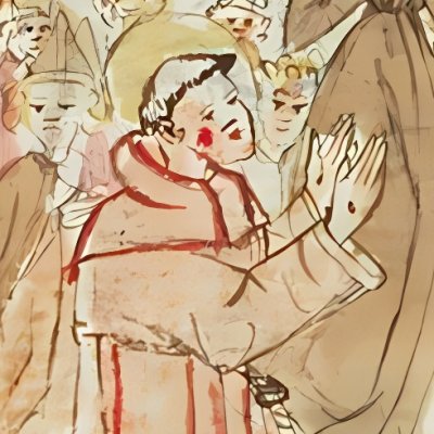 Marie apaise la colère de Dieu (Speculum humanæ salvationis 10C23)