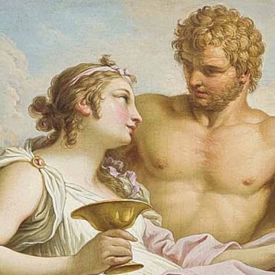 Hercule et Omphale sur l’Olympe - Dumont le Romain