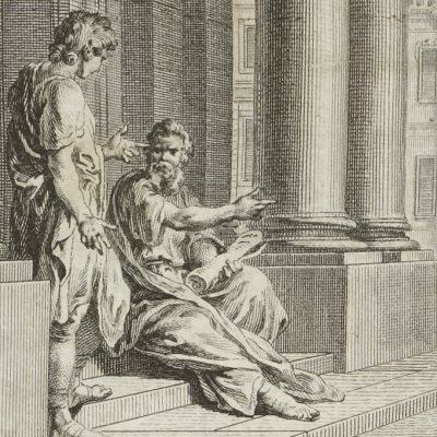 Les Caractères de Théophraste (La Bruyère, Caractères, 1735) - Gravelot