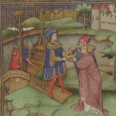 Guyon de Lusignan roi d’Arménie (Roman de Mélusine Fr12575) - Guillebert de Mets