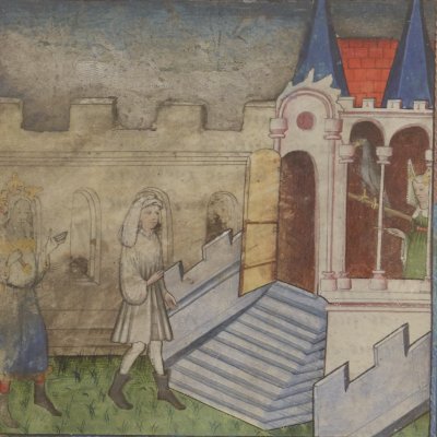 Château enchanté en Arménie (Roman de Mélusine, Fr12575) - Guillebert de Mets