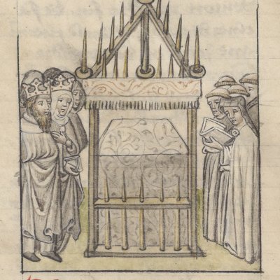 Obsèques de Raymond (Roman de Mélusine, Ars 3353)