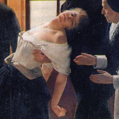 Une leçon à la Salpêtrière - André Brouillet
