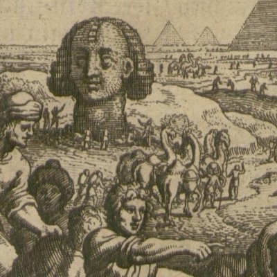 Servitude des Hébreux en Égypte (Gottfried, Hist. Chronica, 1674) - Merian