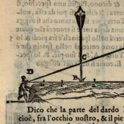Divertissements mathématiques, p. 227 (Alberti, Opuscoli morali, 1568)