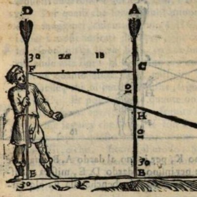 Divertissements mathématiques, p. 229 (Alberti, Opuscoli morali, 1568)