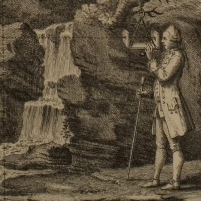 Géomètres au bord de l’eau (Alberti, Della Architettura, Bologne, 1782 lX p262)