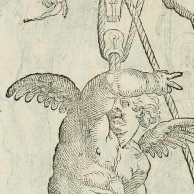 Statue d’angelot (Alberti, L’architettura, 1565, p. 178)