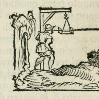 Mesures de dénivelé (Alberti, L’architettura, 1565, p. 378)