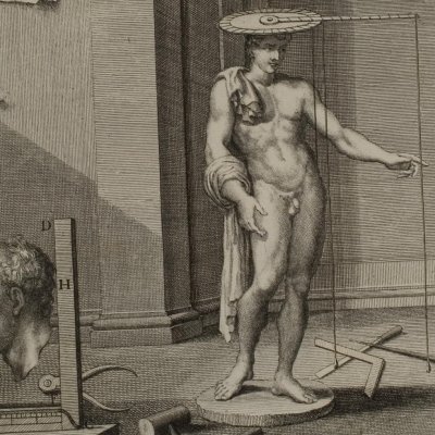Mesures de proportions (Alberti, Della Statua, Bologne, 1782, p. 332)