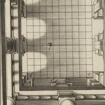 Perspective d’en haut (Hondius, Perspective, 1647)