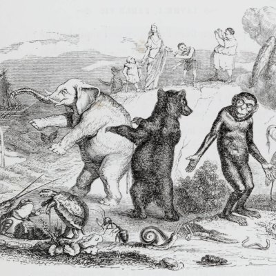 La besace (Furne 1847) - Grandville