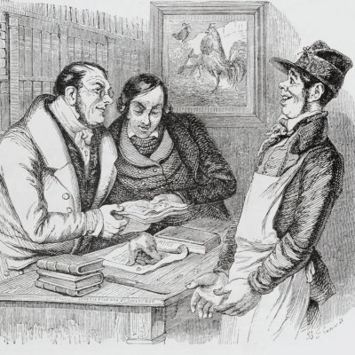 Le coq et la perle (Furne 1847) - Lacoste d'après Grandville