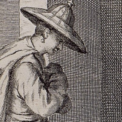 Vénération des figures des rois de Tanguth (Kircher, Chine illustrée, 1670)