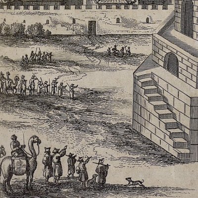 Tour novisone, à 9 étages (Kircher, Chine illustrée, 1670, p. 182)