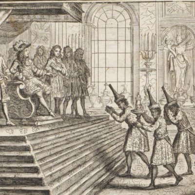 Hommage des ambassadeurs de Siam au Roi (Voyage de Siam, 1686) - Sevin
