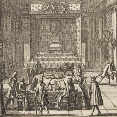 L’Académie des sciences (Voyage de Siam, L1, 1686) - Sevin
