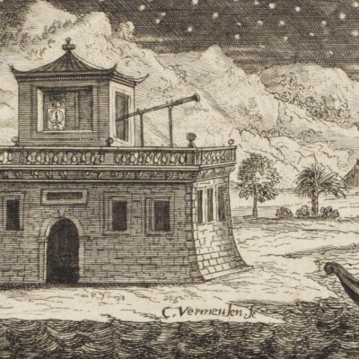 Observatoire, île de Java (Voyage de Siam, L2, 1686) - Sevin