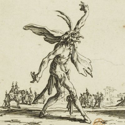Gicho Sgarra et Collo Francisco (Balli di Sfessania) - Jacques Callot