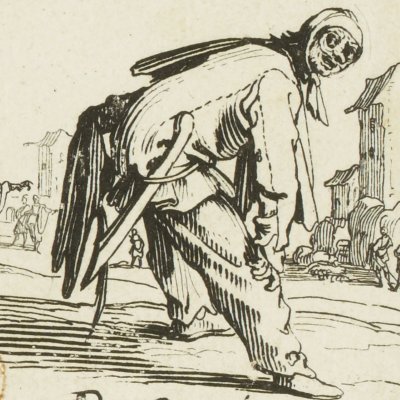 Le capitaine Spessa Monti et Bagattino (Balli di Sfessania) - Jacques Callot