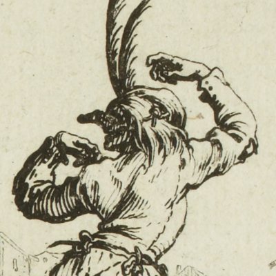 Le capitaine Babeo et Cucuba (Balli di Sfessania) - Jacques Callot