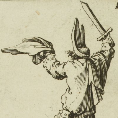Fracischina et Gian Farina (Balli di Sfessania) - Jacques Callot