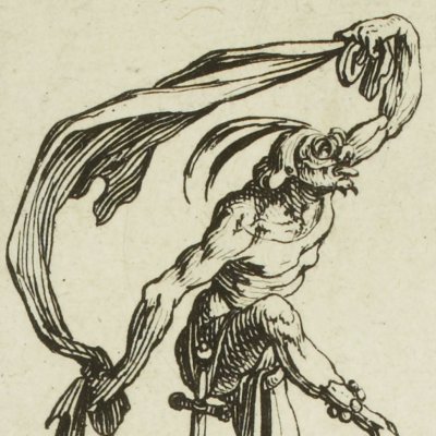 Bello Sguardo et Coviello (Balli di Sfessania) - Jacques Callot