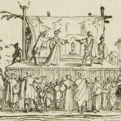 Razullo et Cucurucu (Balli di Sfessania) - Jacques Callot