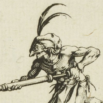 Capitaine Cardoni et Maramao (Balli di Sfessania) - Jacques Callot