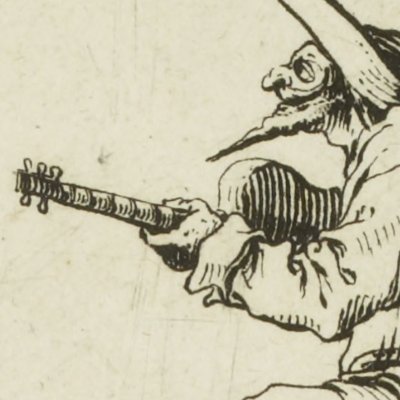 Franca Trippa et Fritellino (Balli di Sfessania) - Jacques Callot