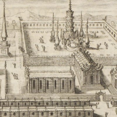 La grande Pagode (Voyage de Siam, 1686) - Sevin