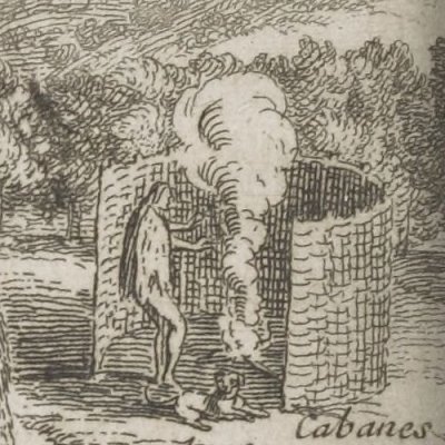 Sauvages du détroit de Magellan (Voyage de M. de Gennes, 1699) - Inselin