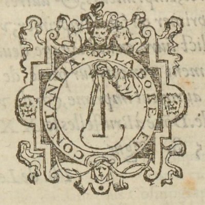Marque de l’éditeur Ch. Plantin (Singularités de la France antarctique, 1558)