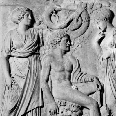 Hercule au jardin des Hespérides (Rome, villa Albani)