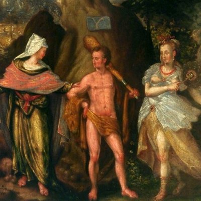 Hercule à la croisée des chemins - Jonas Hunerbein (?)