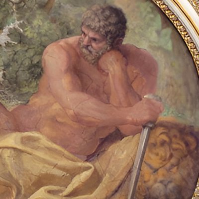 Le repos d’Hercule (Palais Farnèse, Camerino d’Hercule) - Annibal Carrache