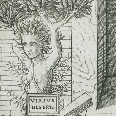 Virtus deserta - Andrea Mantegna