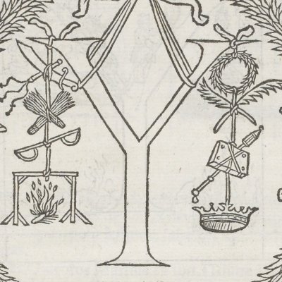 La lettre Ypsilon (Geoffroy Tory, Champ fleury, 1529, l.3, f°63r°)