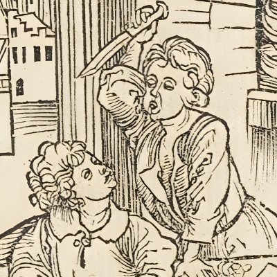 De bien éduquer les enfants (Brant, Das Narrenschiff, Bâle, 1494, F9v)