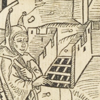 De l’irrespect des Saintes Ecritures (Brant, Das Narrenschiff, Bâle, 1494, F15v)