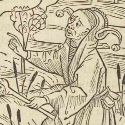 Réprouver chez autrui… (Brant, Das Narrenschiff, Bâle, 1494, F28v)