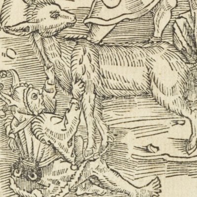 Des emprunteurs (Brant, Das Narrenschiff, Bâle, 1494, F32v)