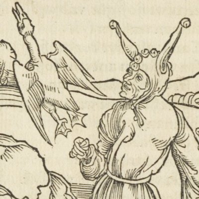 Des fous aussi fous que devant (Brant, Das Narrenschiff, Bâle, 1494, F43v)