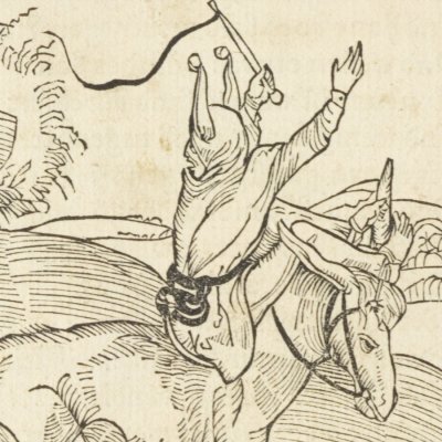 De l’emportement (Brant, Das Narrenschiff, Bâle, 1494, F44v)